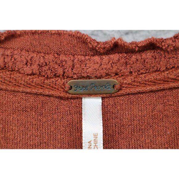 Free People Emma Henley Top-Belled Sleeves-Cropped-Size Medium - Picture 5 of 10